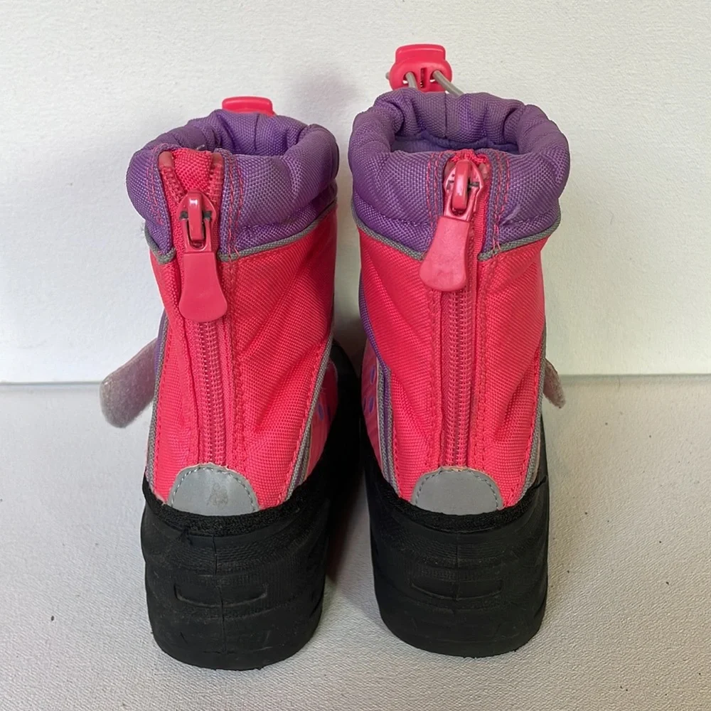 Circo Thermolite purple, pink & black snow boots.  Size 7/8 - Medium